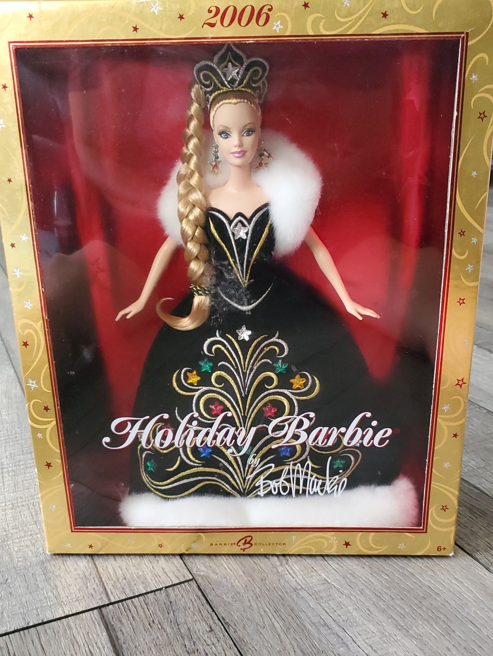 2006 Holiday Barbie Black & Gold Holiday Collector Doll by Barbie